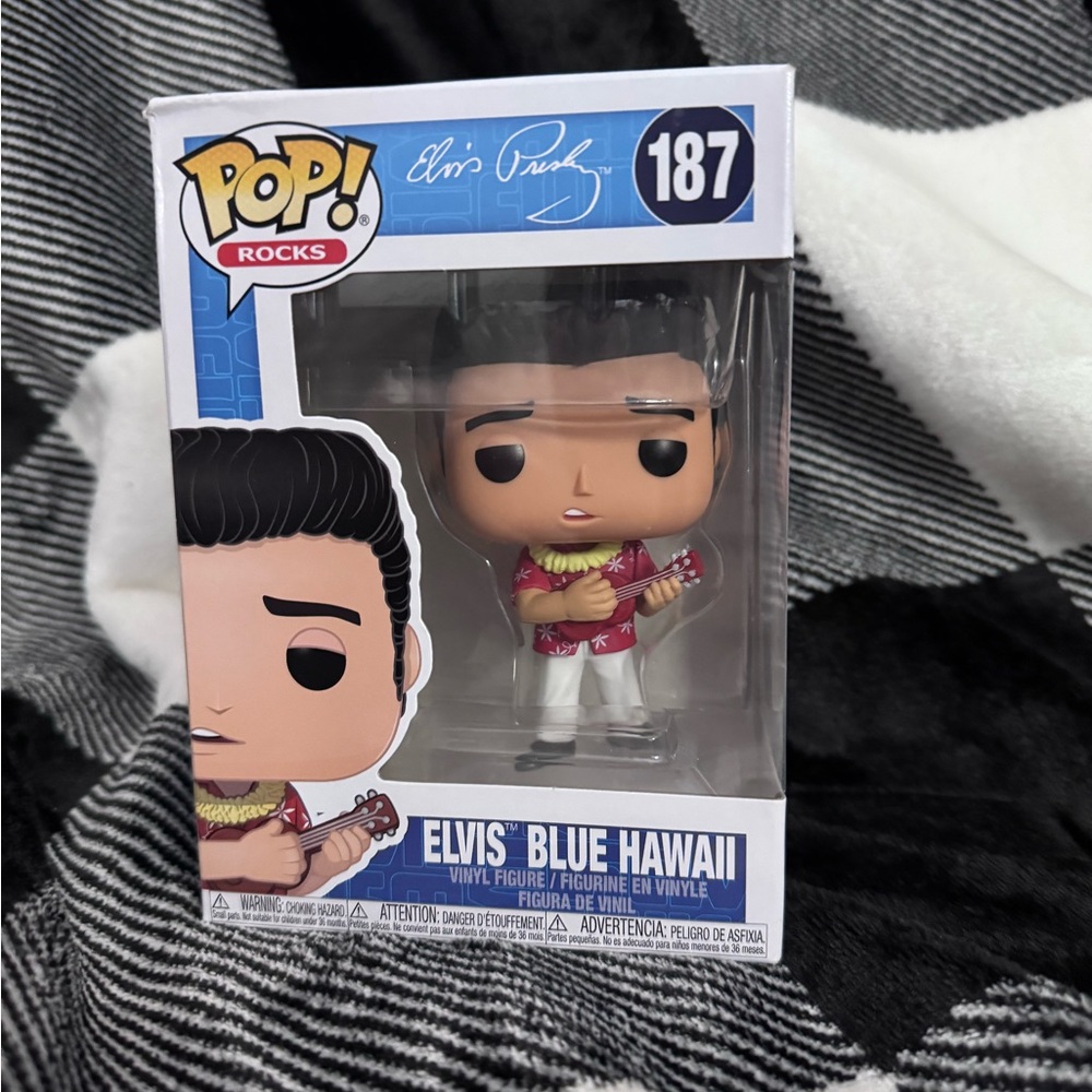 Pop Rocks Elvis Blue Hawaii Vinyl Figure